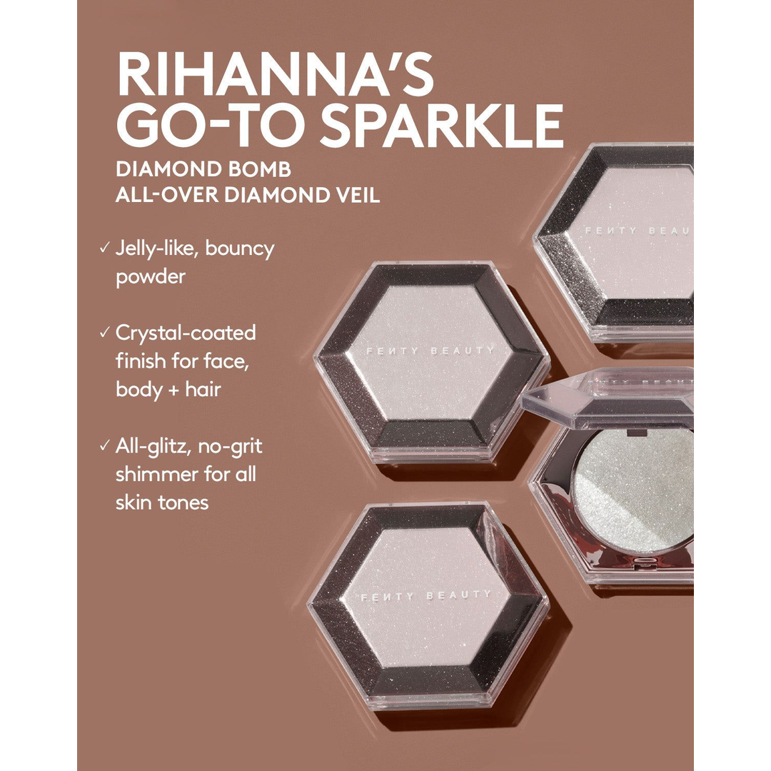 Diamond Bomb All-Over Diamond Veil